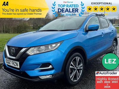 Used Nissan Qashqai N-Connecta 110 HP (80 kW) 2017 Blue SUV