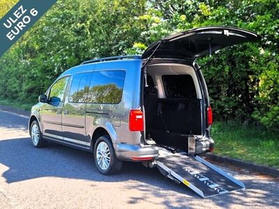 used VW Caddy Maxi Life 5 Seat Auto Wheelchair Accessible Disabled Access Ramp Car