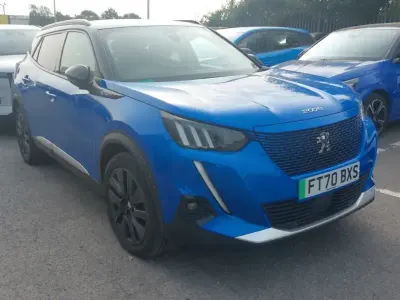 Used Peugeot e-2008 GTi 100 kW (136 HP) 2021 Blue SUV