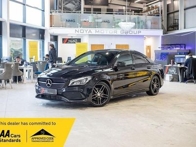 Black Used 2017 Mercedes CLA200 AMG line Sedan | £10,749 (Fair price)