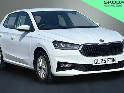 Used Skoda Fabia SE 95 HP (69 kW) 2025 Moon white metallic Hatchback