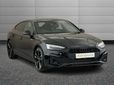 Used Audi A5 Black Edition 200 HP (147 kW) 2022 Black Coupe