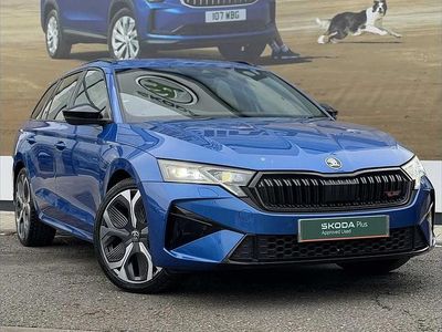 Used Skoda Octavia vRS 265 HP (194 kW) 2025 Race blue metallic Estate