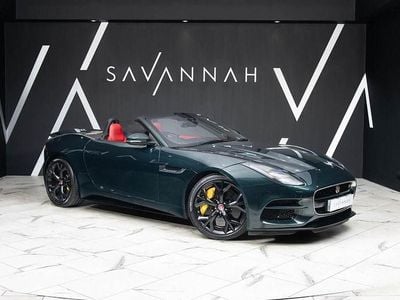 Usado Jaguar F-Type R 550 HP (404 kW) 2018 Verde Cabrios