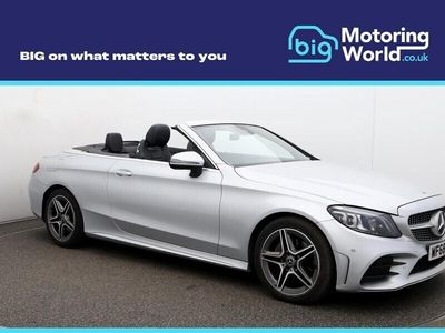used Mercedes C200 C Class 1.5MHEV AMG Line (Premium) Cabriolet 2dr Petrol G-Tronic+ Euro 6 (s/s) (198 ps) AMG body Convertible