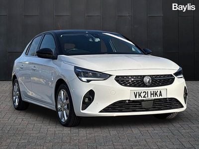 Used Vauxhall Corsa Elite 100 HP (73 kW) 2021 White Hatchback