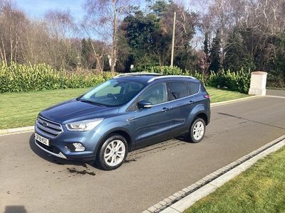 Used Ford Kuga Titanium 120 HP (88 kW) 2018 Blue SUV