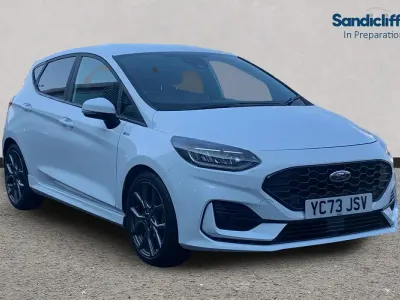 Used Ford Fiesta ST-Line 125 HP (91 kW) 2023 White Hatchback