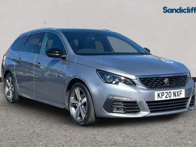 Used Peugeot 308 GT-line 131 HP (96 kW) 2020 Grey Estate