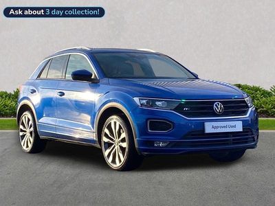 Used VW T-Roc R-line 150 HP (110 kW) 2020 Blue SUV