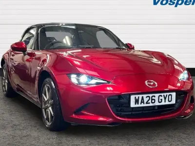 New Mazda MX5 Exclusive-Line 132 HP (97 kW) 2026 Red Cabriolet