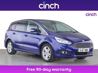 Blue Used 2017 Ford S-MAX Titanium MPV | £9,749 (Fair price)