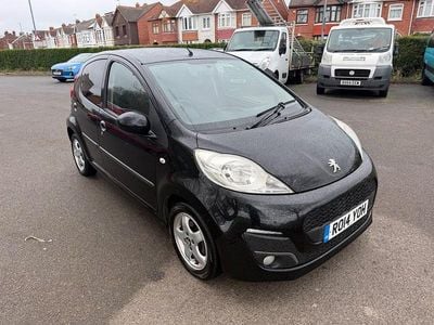 Used Peugeot 107 Allure 68 HP (50 kW) 2014 Black Hatchback
