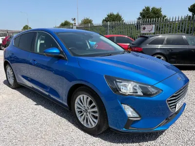Used Ford Focus Titanium 125 HP (91 kW) 2019 Blue Hatchback