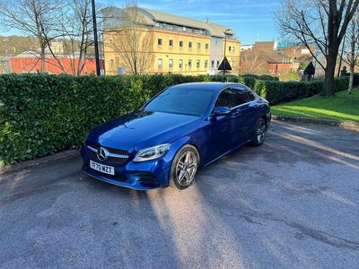 Used Mercedes C200 AMG Line Premium 2020 Blue Sedan