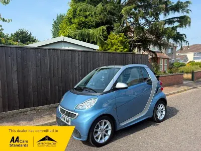 Used Smart ForTwo Cabrio Passion 2014 Blue Cabriolet