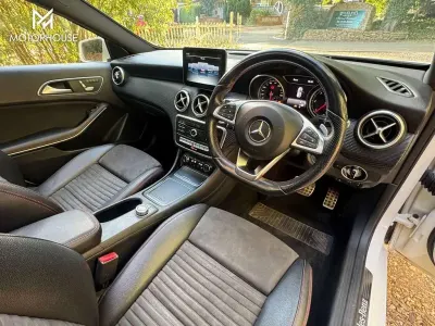 Used Mercedes A220 AMG Line Premium Plus 2016 White Hatchback
