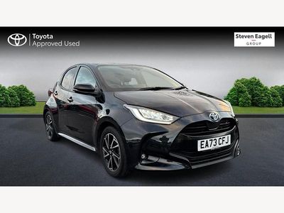 Black Used 2023 Toyota Yaris Hybrid Design Hatchback | £21,036 (A bit pricey)
