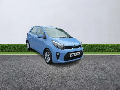 Used Kia Picanto 66 HP (48 kW) 2018 Blue Hatchback