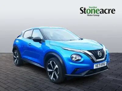 Used Nissan Juke Tekna 114 HP (83 kW) 2021 Blue SUV