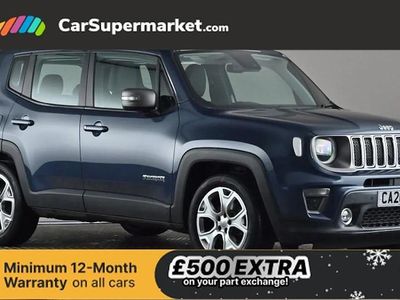 Blue Used 2020 Jeep Renegade Limited SUV | £14,697 (Fair price)