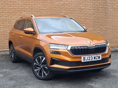 Used Skoda Karoq SE L 150 HP (110 kW) 2023 Orange SUV
