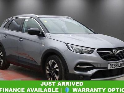 Used Vauxhall Grandland X Sport 130 HP (95 kW) 2018 Grey SUV