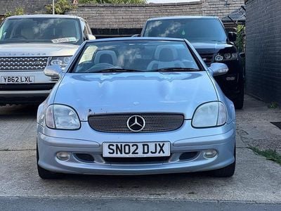 Used Mercedes SLK320 2002 Blue Cabriolet