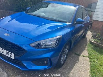 Used Ford Focus ST-Line 125 HP (91 kW) 2019 Blue Hatchback