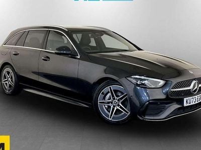Grey Used 2022 Mercedes C300 AMG line Estate | £28,395 (Good price)