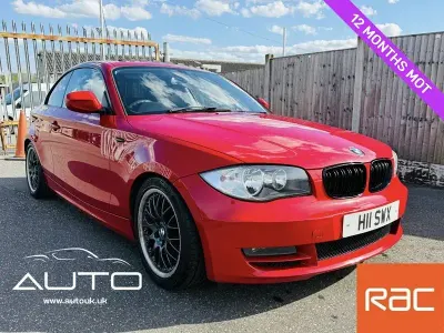 Used BMW 118 Coupé Impressive 141 HP (103 kW) 2010 Red Coupe