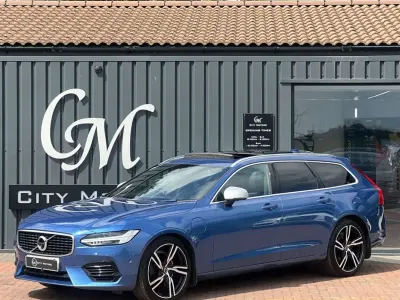 Usado Volvo V90 R-Design Pro 2017 Azul Carrinha