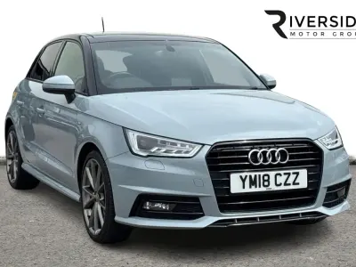 Used Audi A1 Black Edition 123 HP (90 kW) 2018 Grey Hatchback