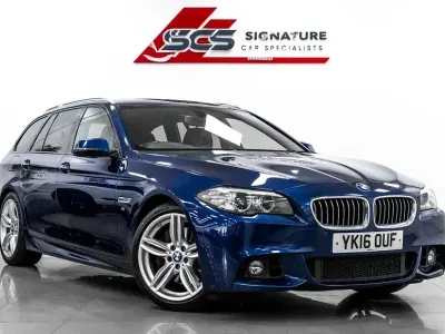 Used BMW 535 M Sport 313 HP (230 kW) 2016 Blue Estate