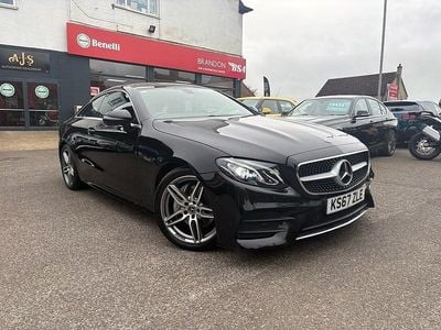 Begagnad Mercedes E220 AMG line 194 HK (142 kW) 2017 Svart Sportkupé