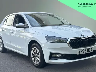 Used Skoda Fabia SE 80 HP (58 kW) 2026 Metallic  moon white Hatchback
