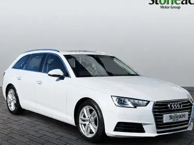 Used Audi A4 150 HP (110 kW) 2018 White Estate