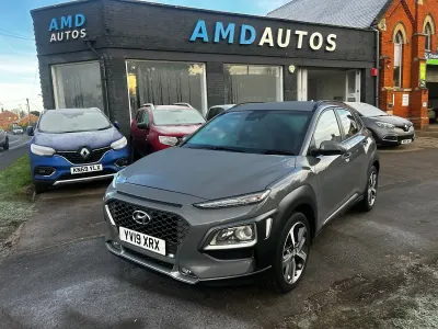 Used Hyundai Kona Premium 120 HP (88 kW) 2019 Grey SUV