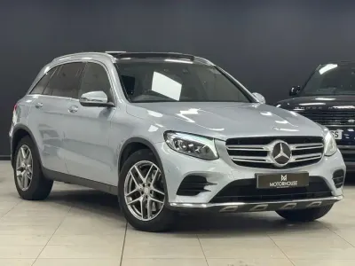 Begagnad Mercedes GLC220 AMG line 2016 Silver SUV