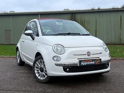 White Used 2013 Fiat 500 Lounge Cabriolet | £2,990 (Good price)