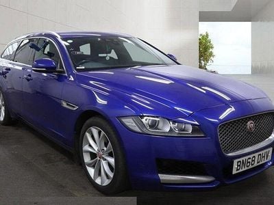 Used Jaguar XF Sportbrake Portfolio 300 HP (220 kW) 2018 Blue Estate