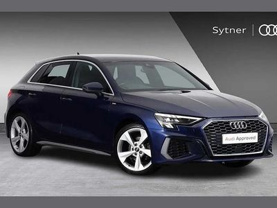 Used Audi A3 S-Line 147 HP (108 kW) 2023 Blue Hatchback