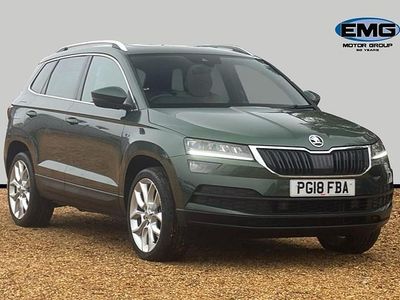 Used Skoda Karoq 150 HP (110 kW) 2018 Green SUV