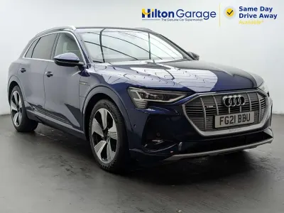 Used Audi e-tron S-Line 230 kW (313 HP) 2021 Blue SUV