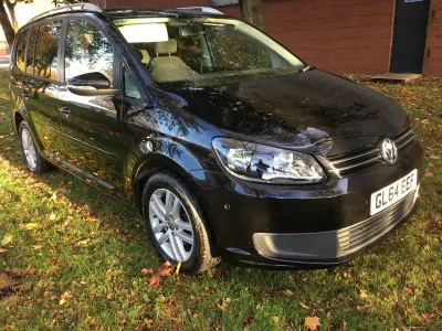 Used VW Touran SE 105 HP (77 kW) 2014 Black MPV