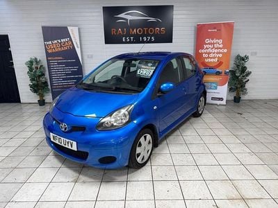 Used Toyota Aygo 67 HP (49 kW) 2010 Blue Hatchback
