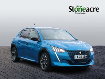 Blue Used 2020 Peugeot e-208 GTi Hatchback | £11,995 (Fair price)