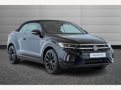 Begagnad VW T-Roc Cabriolet R-line 150 HK (110 kW) 2023 Svart Cab