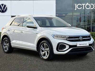 White Used 2022 VW T-Roc R-line SUV | £22,497 (Fair price)