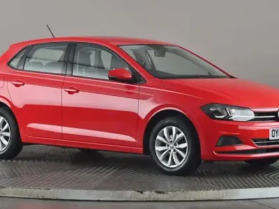 Begagnad VW Polo SE 65 HK (47 kW) 2018 Röd Halvkombi